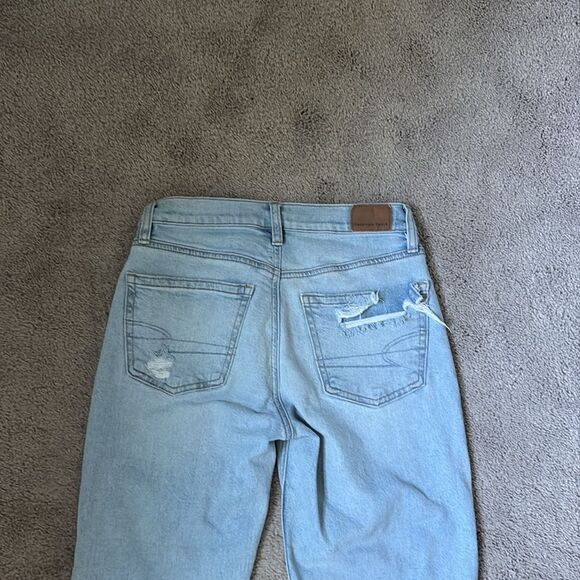 American Eagle 90s Straight Jeans Size 00 - Picture 10 of 14